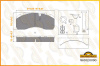 Колодки тормозные дисковые mb 29096 (sonder) 180020090