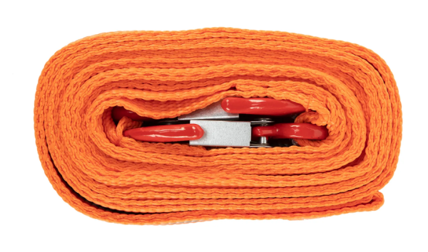 Трос буксировочный 5 тонн, 2 крюка, пакет, россия stels