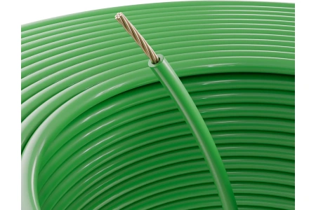 Провод монтажный пгва 1x0.75 мм 2 зеленый (цена за 1 м) (rexant)