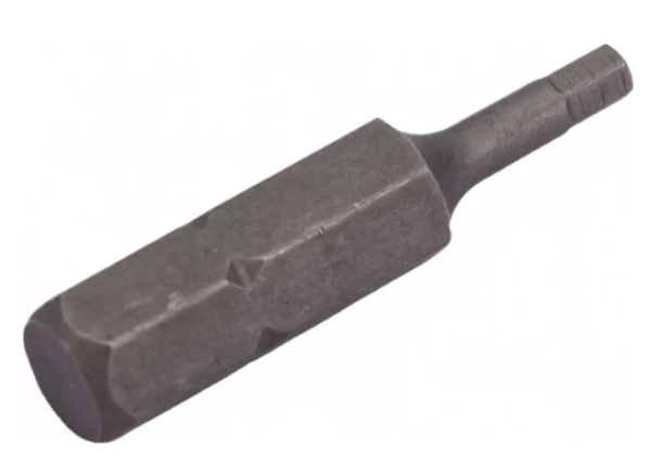 Бита hex h2.5х30мм 1/4" dr 6-ти гранная jtc