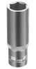 Головка торцевая удлиненная, 12 мм, 6-гранная, crv, под квадрат 1/2",// stels