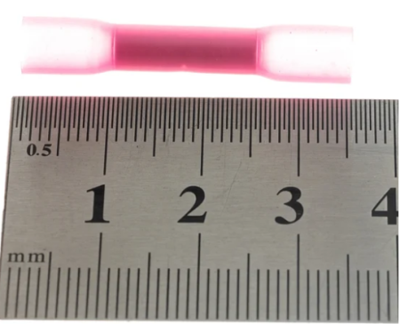 Соединительная гильза изолированная термоусаживаемая l-37 мм 0.5-1 мм2 красная  08-0718