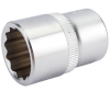 Головка торцевая 1/2" 19мм 12-ти гранная l=38мм jtc