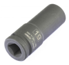 Головка ударная удлиненная шестигранная, 19 мм, 1/2", crmo// stels