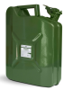Канистра топливная металлическая вертикальная 10 л (зелёная) avs vjm-10