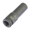 Головка ударная удлиненная шестигранная, 14 мм, 1/2", crmo// stels