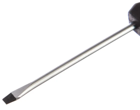 Отвертка anti-slip, sl5,0х100 мм, crv, 2к рукоятка matrix