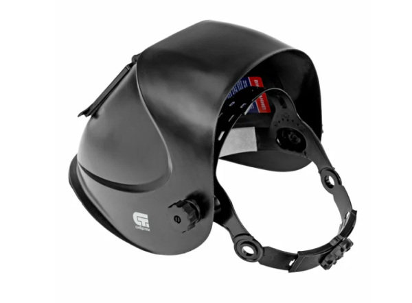 Маска щиток защитный лицевой сварщика, модель "исток" с откидным блоком, 100*120, россия// сибртех