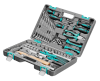 Набор инструментов, 1/2", 1/4", crv, пластиковый кейс 76 предметов stels