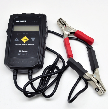 Тестер-анализатор для аккумуляторов (12v) berkut test-01