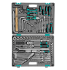 Набор инструментов, 1/2",3/8", 1/4", crv, пластиковый кейс 142 предмета stels