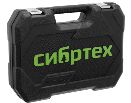 Набор инструментов, 1/2", 1/4", 108 предметов сибртех