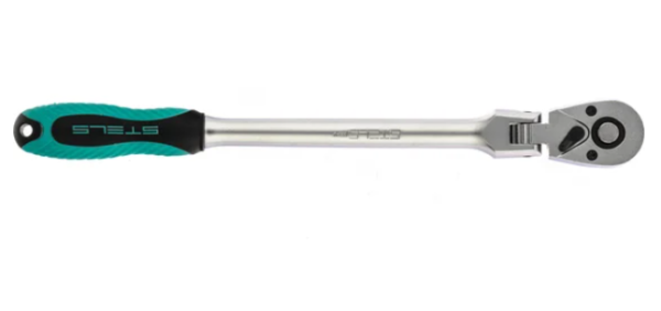 Ключ-трещотка 3/8", crv, 120 зубьев, цельнометаллический, хром gross