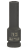 Головка ударная удлиненная шестигранная, 10 мм, 1/2", crmo// stels