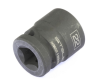 Головка ударная шестигранная, 22 мм, 1/2", crmo// stels