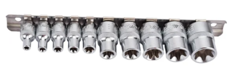 Набор головок торцевых ударных глубоких torx 3/4" e18-e28 jtc