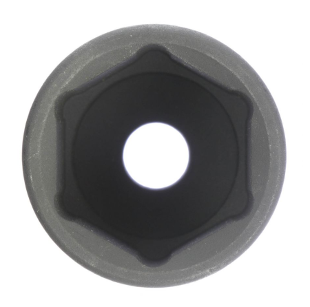 Головка ударная удлиненная шестигранная, 32 мм, 1/2", crmo// stels