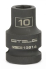 Головка ударная шестигранная, 10 мм, 1/2", crmo// stels