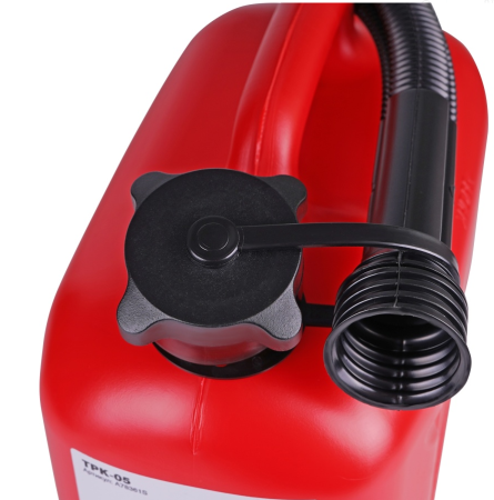 Канистра топливная пластик 5л. (красная) avs tpk-05