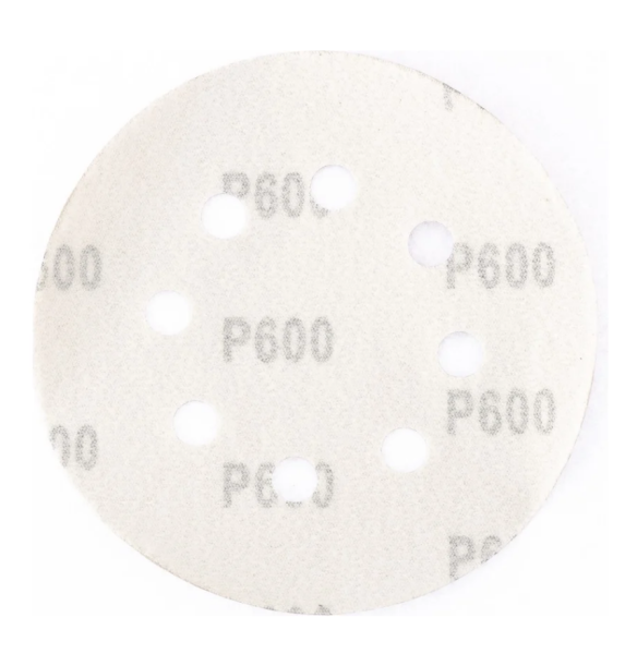 Круг абразивный на ворсовой подложке под липучку (125 мм, р600, 5 шт.) matrix 73817