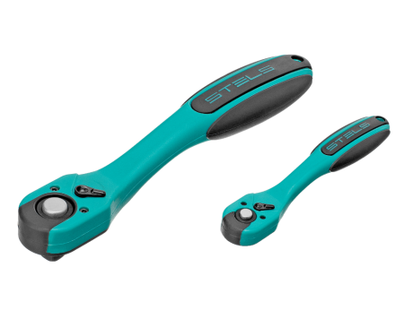 Набор инструментов, 1/2", 1/4", crv, пластиковый кейс 76 предметов stels