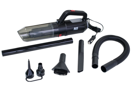 Пылесос автомобильный с функцией выдува avs pa-1007 (6 насадок, фонарик)