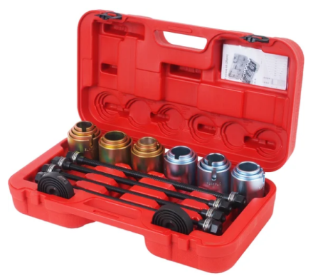 Набор для монтажа/демонтажа сайлентблоков универсальный, 26 пр., внутр. диаметр оправок 34-72 мм (ан